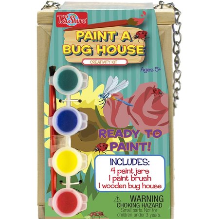 TS SHURE T.S. Shure Paint A Bug House Kit Wood 6 pc TS134